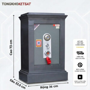 Két Sắt Khóa Cơ Việt Tiệp K35KC – Chống Cháy Cao, Bền, Giá Rẻ Cho Gia Đình