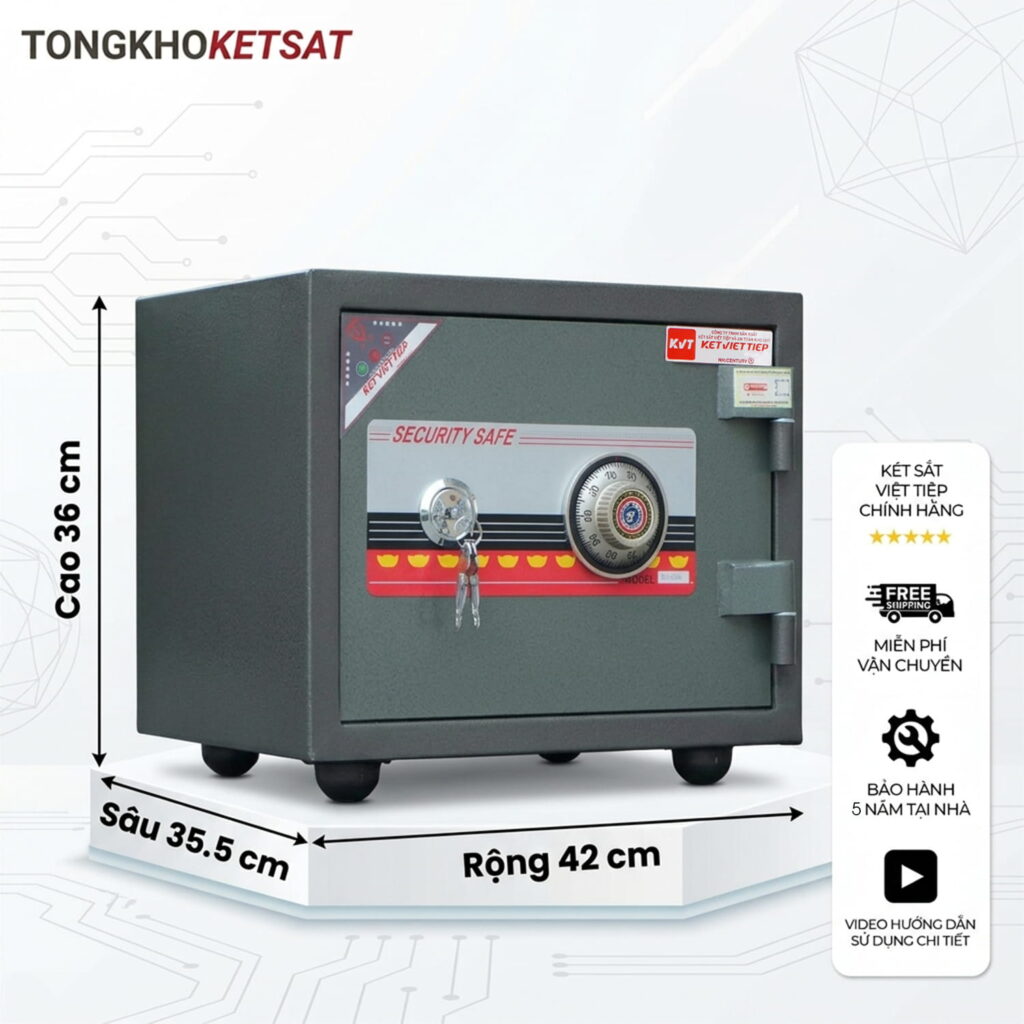 Két sắt mini khóa cơ Việt Tiệp K25KC