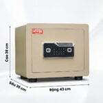 Két Sắt Mini Vân Tay Việt Tiệp Thông Minh SC25VTDT
