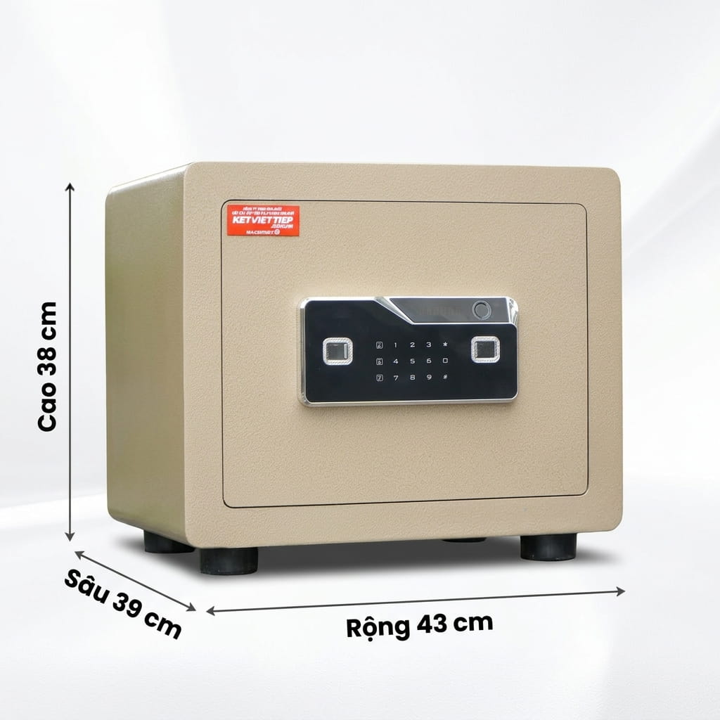 Két Sắt Mini Vân Tay Việt Tiệp Thông Minh SC25VTDT