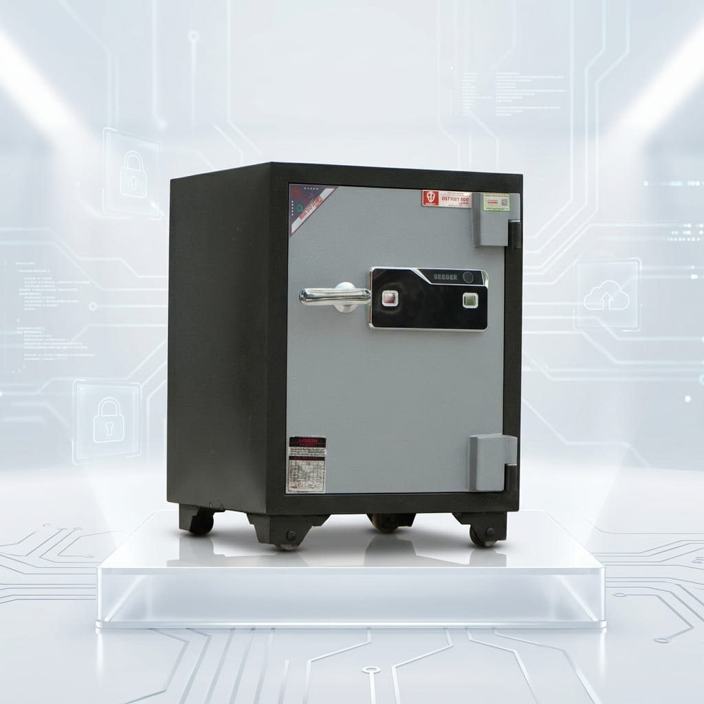 Két sắt vân tay điện tử Việt Tiệp KV45VTDT 90kg Kết nối app