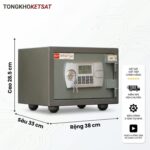 Két Sắt Mini Việt Tiệp K20DT – Khóa Điện Tử, Chống Cháy, Pin Lắp Trong