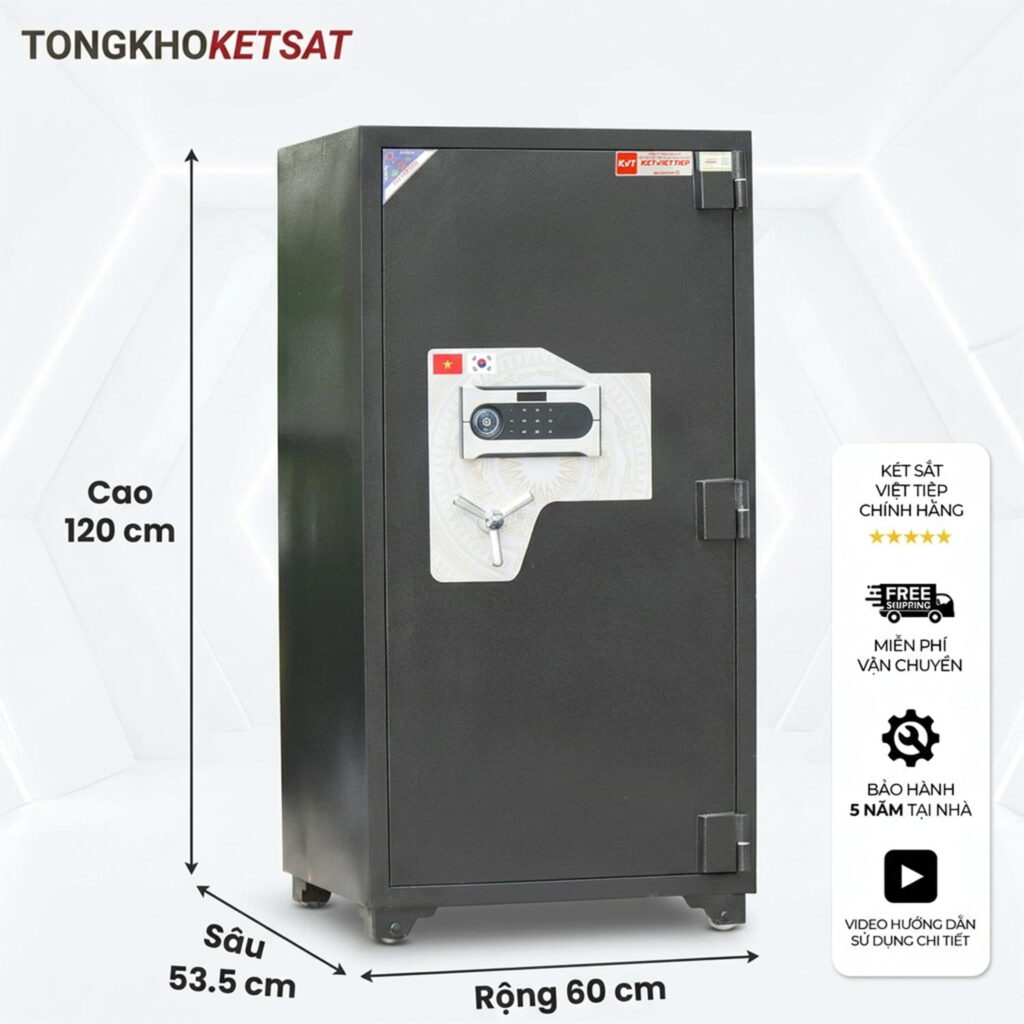 Két Sắt Loại To, Cỡ Lớn Việt Tiệp KCC240DT Khóa Điện Tử