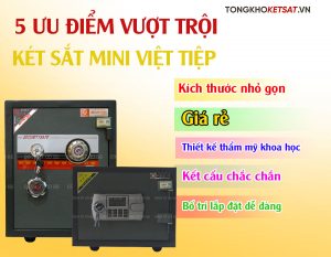 5 điểm nổi trội của két sắt mini Việt Tiệp chính hãng