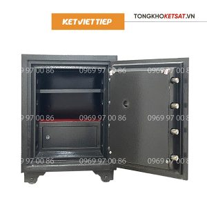 Két sắt siêu cường Việt Tiệp KVTSC168-KC khóa cơ đổi mã chống cháy cao cấp