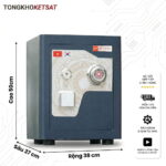 Két Sắt Siêu Cường SC34DM Khóa Cơ Đổi Mã (Màu Xanh Than)