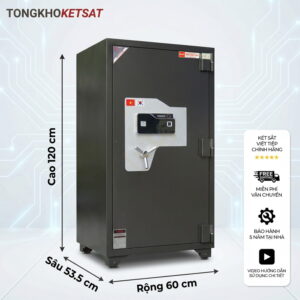 Két Sắt Cỡ Lớn Việt Tiệp Khóa Vân Tay Điện Tử KCC240VTDT