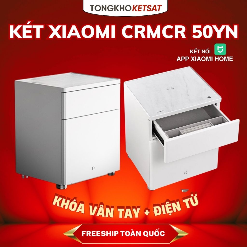 Két sắt Xiaomi CRMCR 50YN kết nối app điện thoại Xiaomi Home