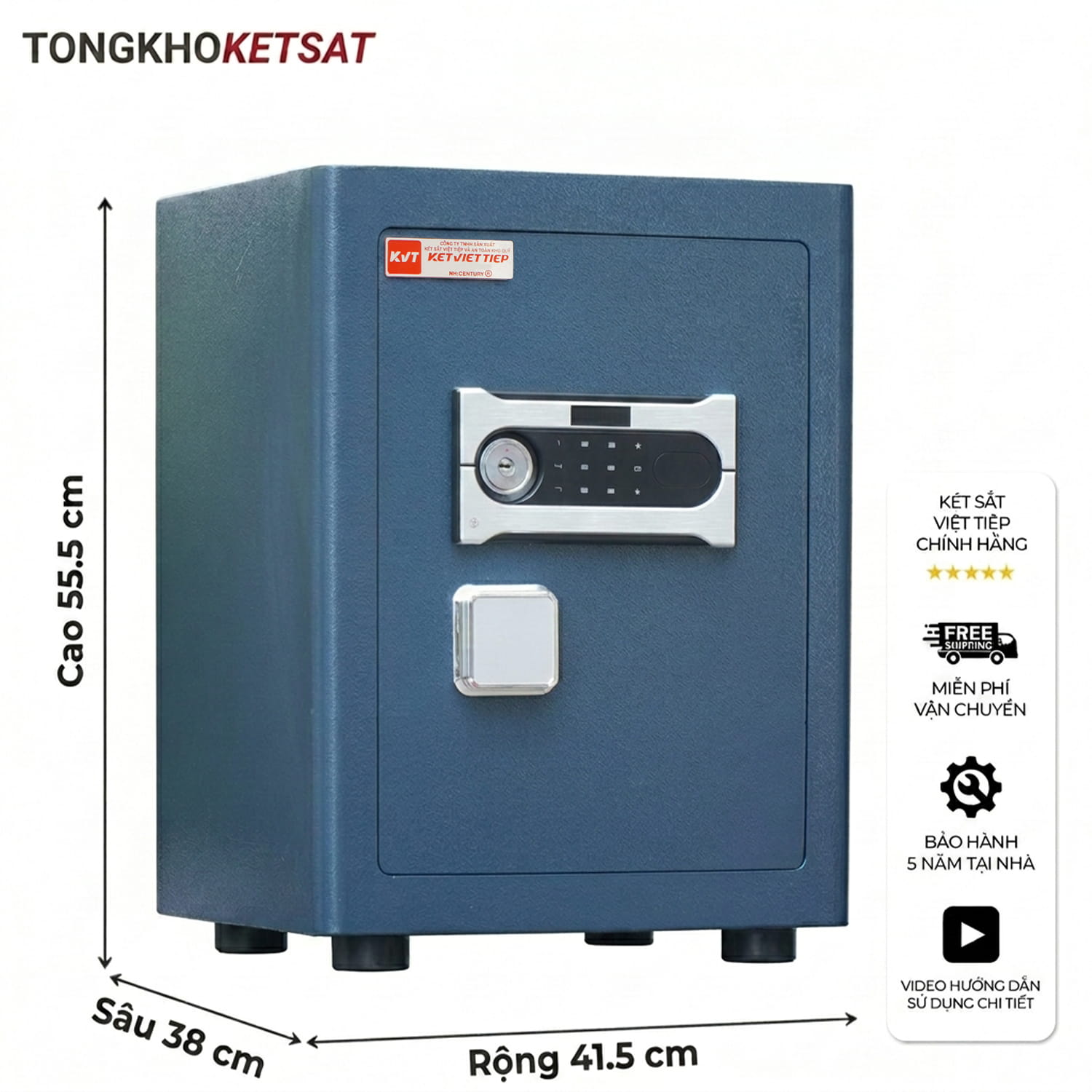 Két sắt siêu cường Việt Tiệp SC40DT khóa điện tử