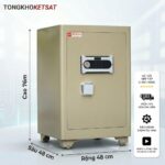 Két Sắt Siêu Cường Việt Tiệp SC76DT Khóa Điện Tử 12 Số Cao Cấp (Màu Vàng Cát)