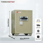 Két Sắt Việt Tiệp SC66DT Siêu Cường Khóa Điện Tử 12 Số Chống Cháy Cao Cấp (Màu Vàng Cát)