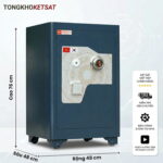 Két Sắt Siêu Cường Việt Tiệp SC76DM Khóa Cơ Đổi Mã (Màu Xanh Than)