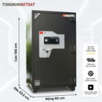 Két sắt Việt Tiệp KCC200VTDT – 220kg, chốt 4 chiều, cảnh báo điện thoại, tiêu chuẩn ngân hàng