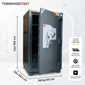 Két Sắt Loại To Cỡ Lớn Việt Tiệp KCC220 Khóa Cơ Đổi Mã