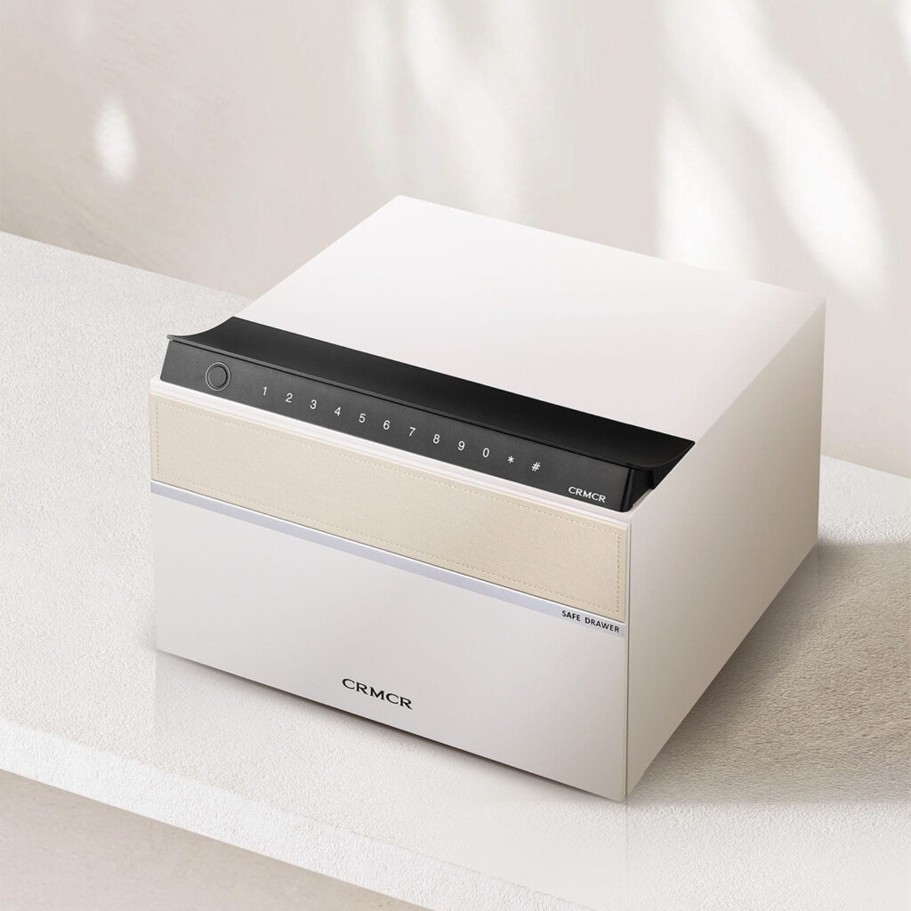 Két Sắt Xiaomi CRMCR 22MN – Nhỏ Gọn Để Tủ Bàn Làm Việc, Khóa Vân Tay Điện Tử Định Danh Người Mở