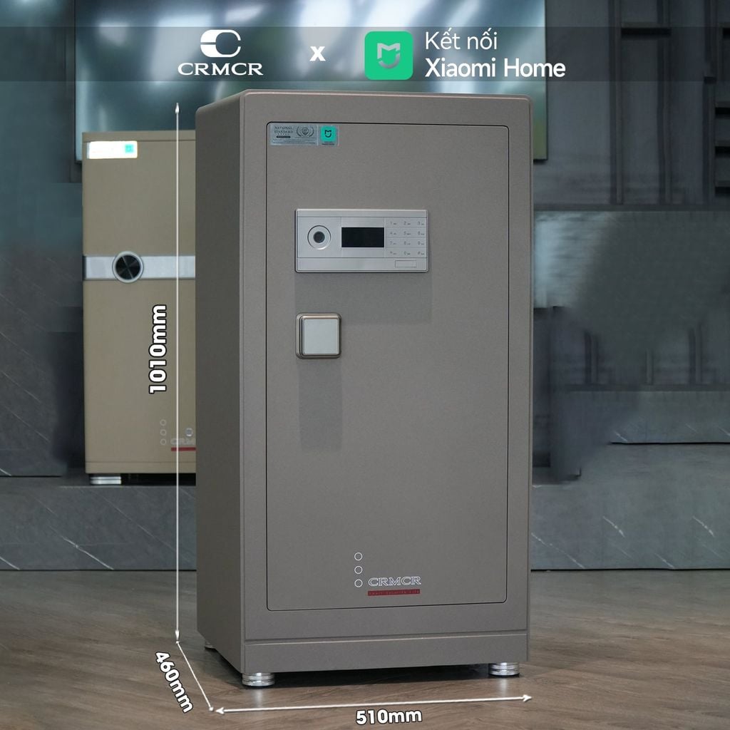 Két Sắt Xiaomi CRMCR 101LB – Vân Tay Điện Tử Xác Minh Danh Tính Người Mở