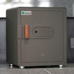 Két Sắt nhập khẩu Xiaomi CRMCR 45MS – Vân Tay Điện Tử Xác Minh Danh Tính Người Mở (Màu Xám Titan)